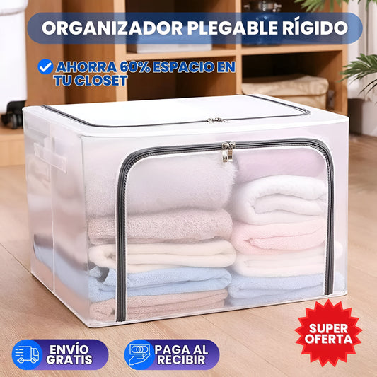 ORGANIZADOR PLEGABLE RÍGIDO | AHORRA 60% ESPACIO EN TU CLOSET