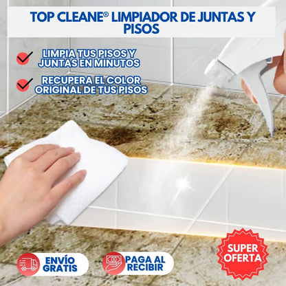 TOP CLEANER® :LIMPIADOR DE JUNTAS Y PISOS ¡TODO LIMPIO EN MINUTOS!