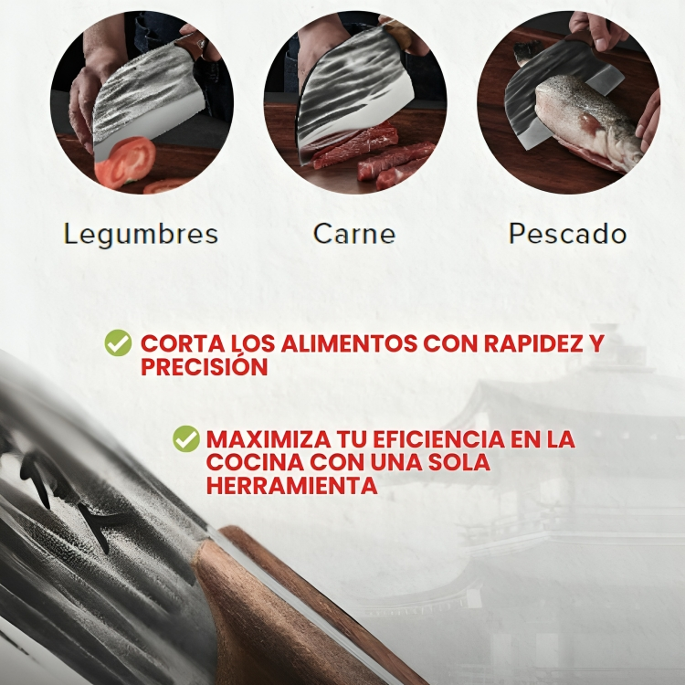 CUCHILLO PROFESIONAL TAZAKI™ │ CORTES PERFECTOS