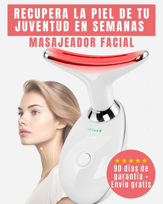 ProSkin™: Masajeador Facial Reafirmante LED 7 en 1
