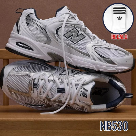 Tenis deportivos NB530  | GRATIS 1 PAR DE MEDIAS ADIDAS