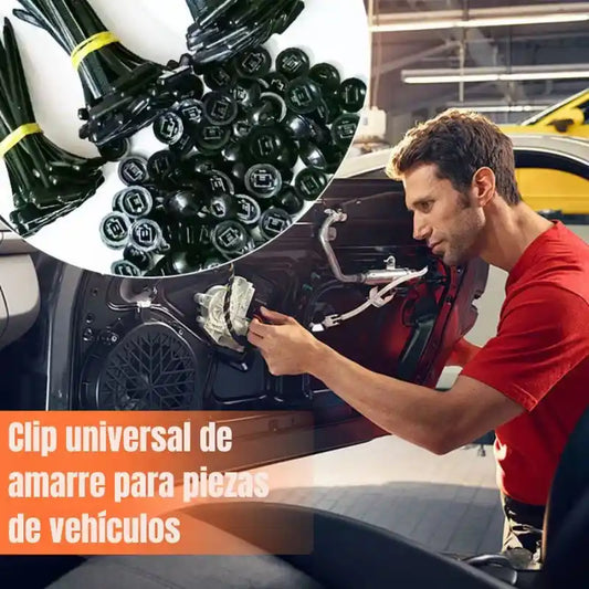 Clip Universal de Fijación Automotriz de Alta Resistencia