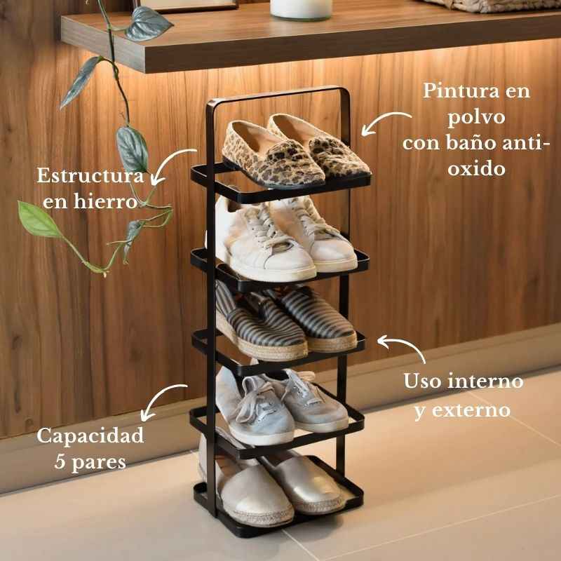 Zapatero Metalico, ¡Hogar Limpio por más tiempo!