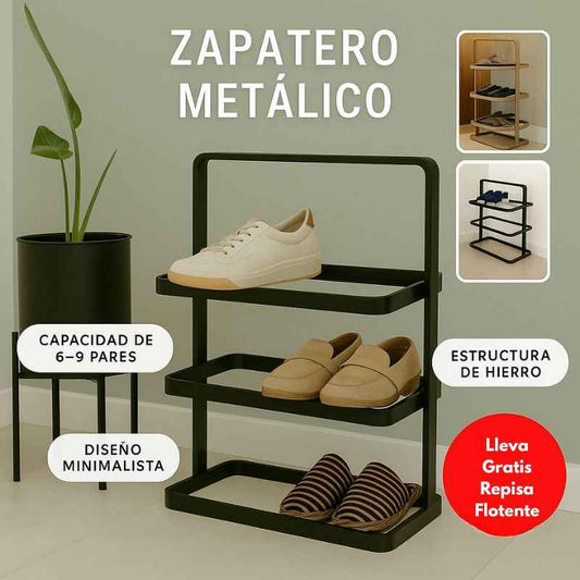 Zapatero Metalico, ¡Hogar Limpio por más tiempo!