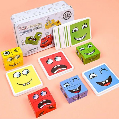 EMOCUBES GAME™:JUEGO EMOCIONES ROMPECABEZAS BLOQUES🎁   ¡BLACK DAYS🔥!