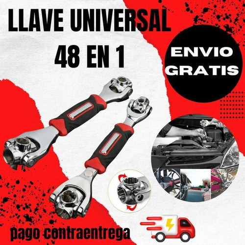 UNIVERSALGRIP™: TU HERRAMIENTA PERFECTA LLAVE MULTIUSOS 48 EN 1 ¡BLACK DAYS🔥 !