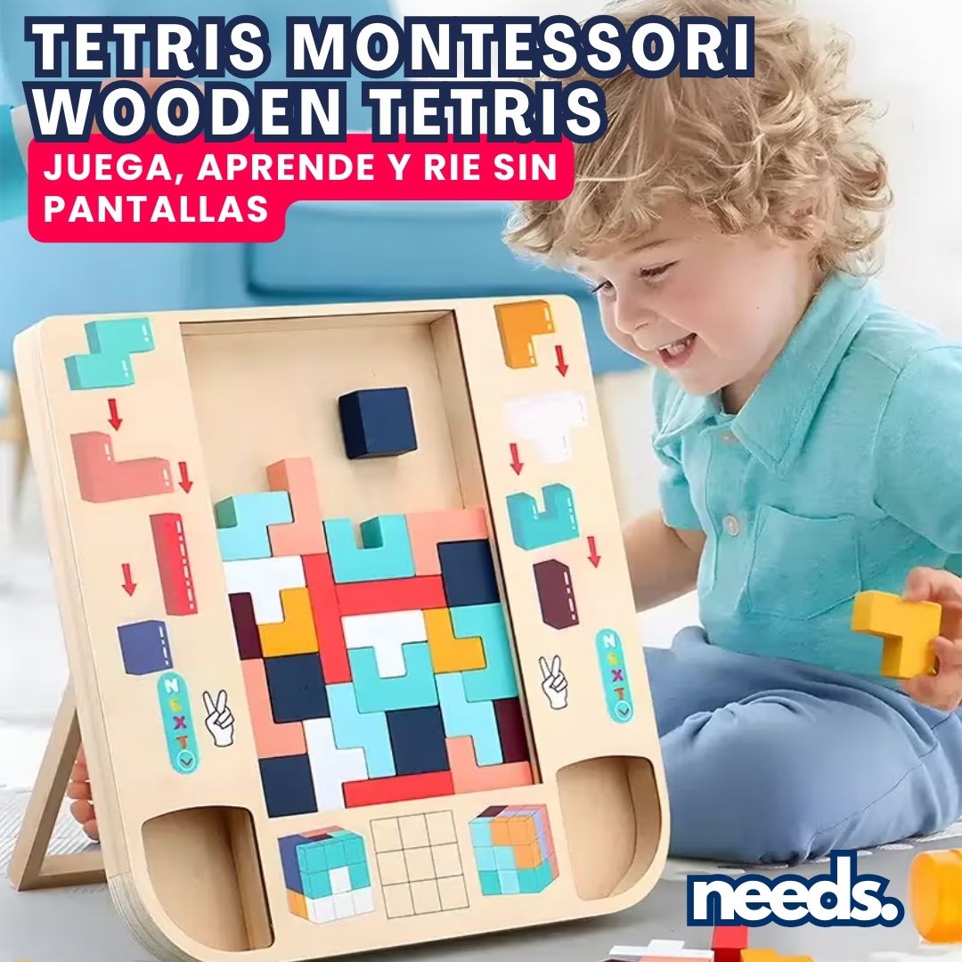 TETRISWOOD ™:TETRIS DE MADERA MONTESSORI