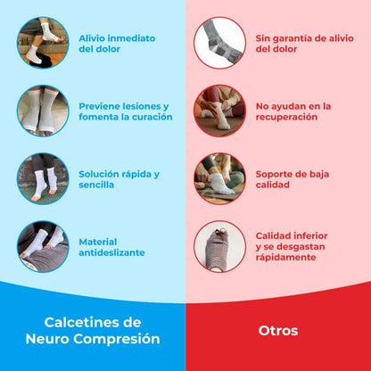 Medias de neuro compresión: Obtén alivio instantáneo de pies hinchados y adoloridos
