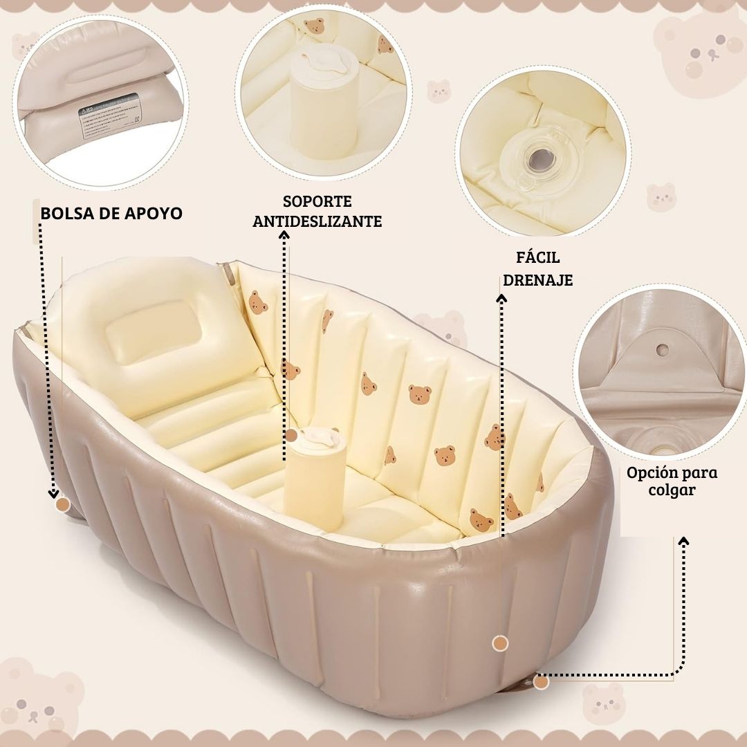 BabyBath™: Bañera inflable para Bebés