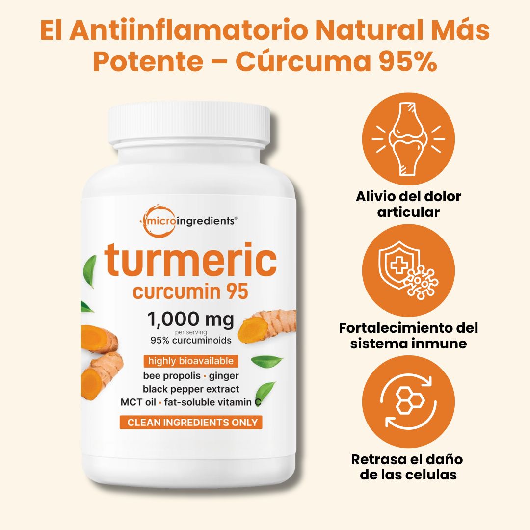 Antiinflamatorio Natural en Cápsulas de Curcuma
