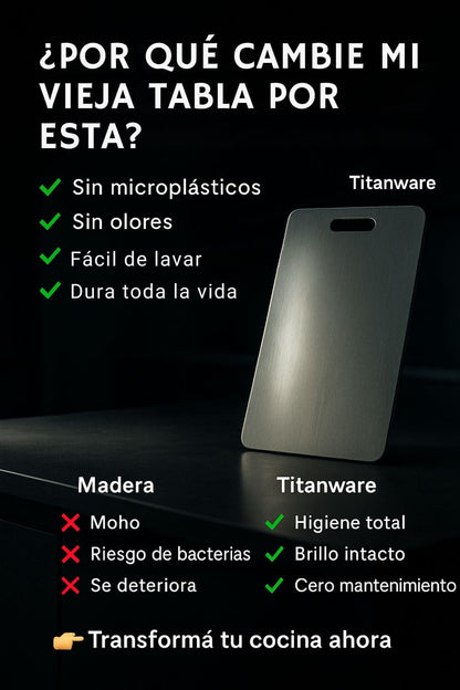 ChefSteel™: Tabla para Picar en Acero Inoxidable