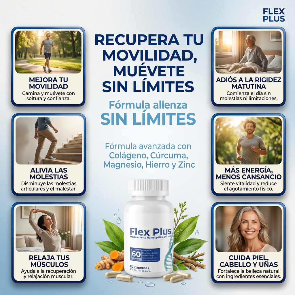 Flex Plus | Alivia el dolor de tus articulaciones en 15 días