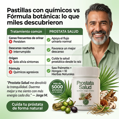 Suplemento para la salud de la próstata | 30 Capsulas