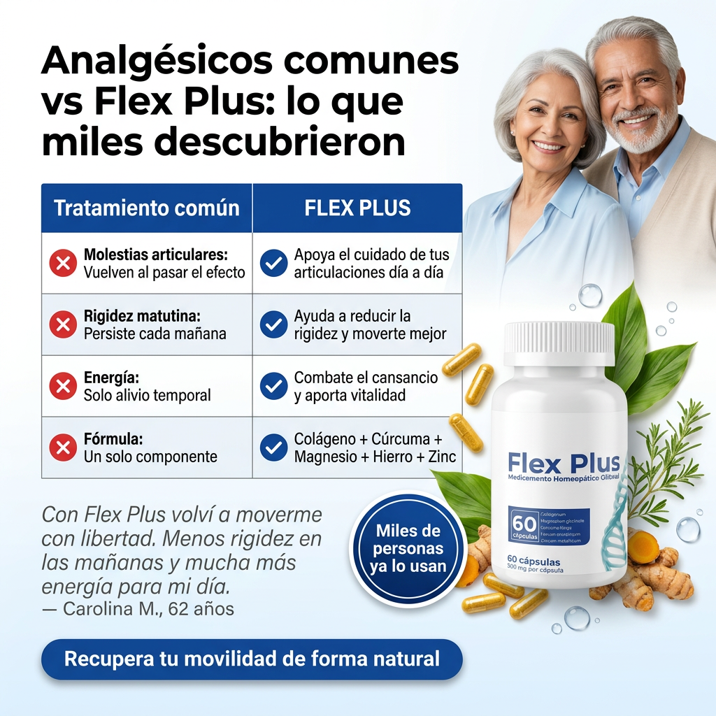 Flex Plus | Alivia el dolor de tus articulaciones en 15 días