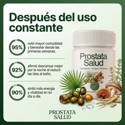 Suplemento para la salud de la próstata | 30 Capsulas
