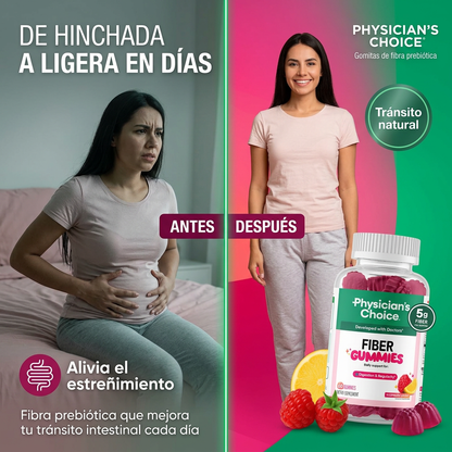 Gomitas de Fibra Prebiótica | Tu digestión en equilibrio