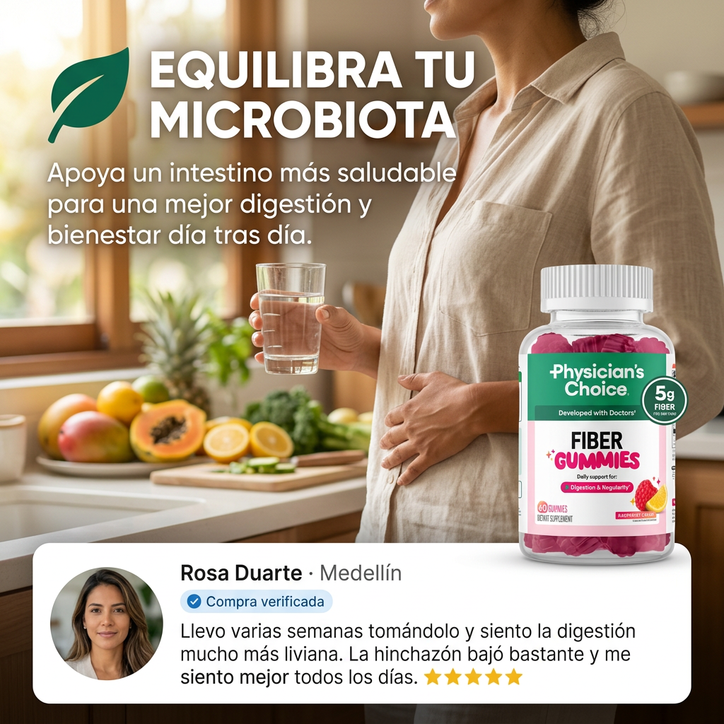 Gomitas de Fibra Prebiótica | Tu digestión en equilibrio