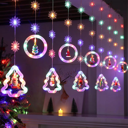 Cortina Luces de navidad 3mts | Ilumina tu hogar con la magia de la Navidad