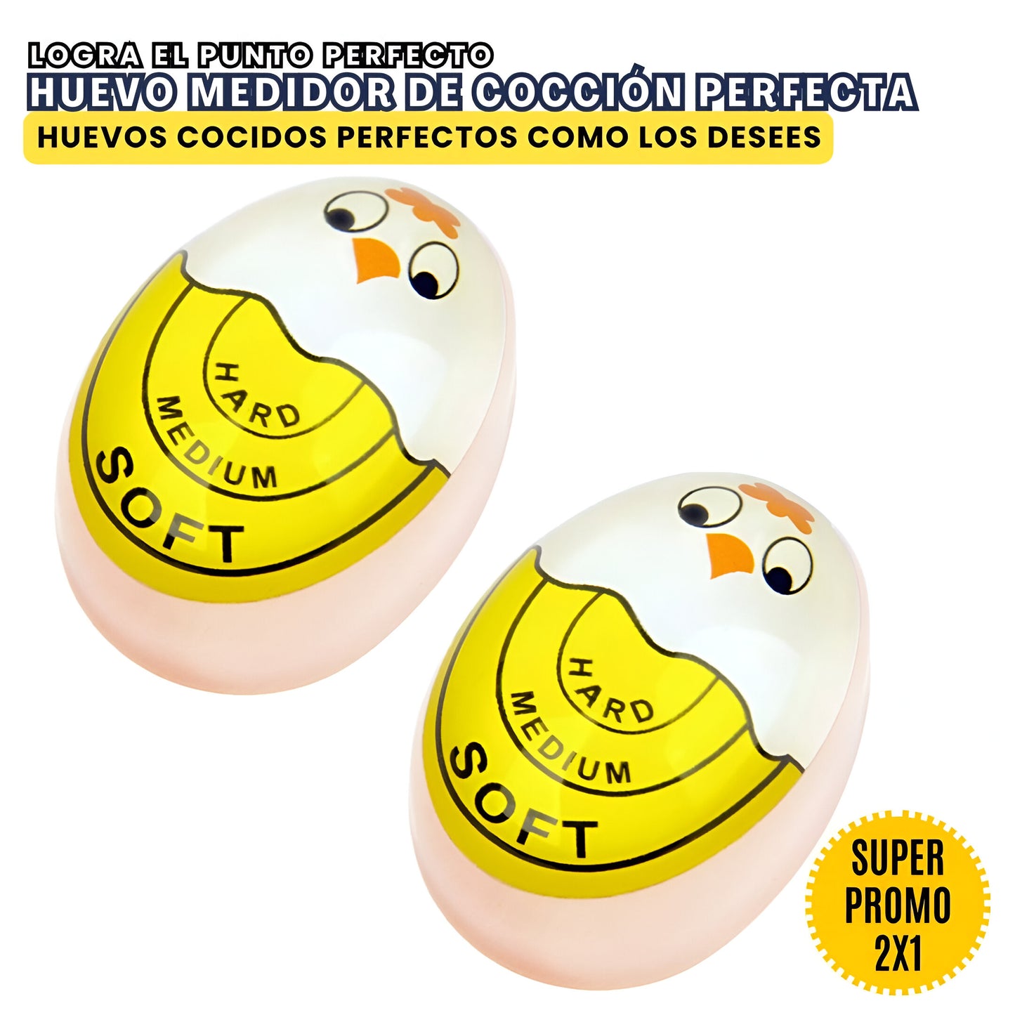 EGGTIMER™: HUEVO MEDIDOR DE COCCIÓN PERFECTA | SUPER PROMO 2X1