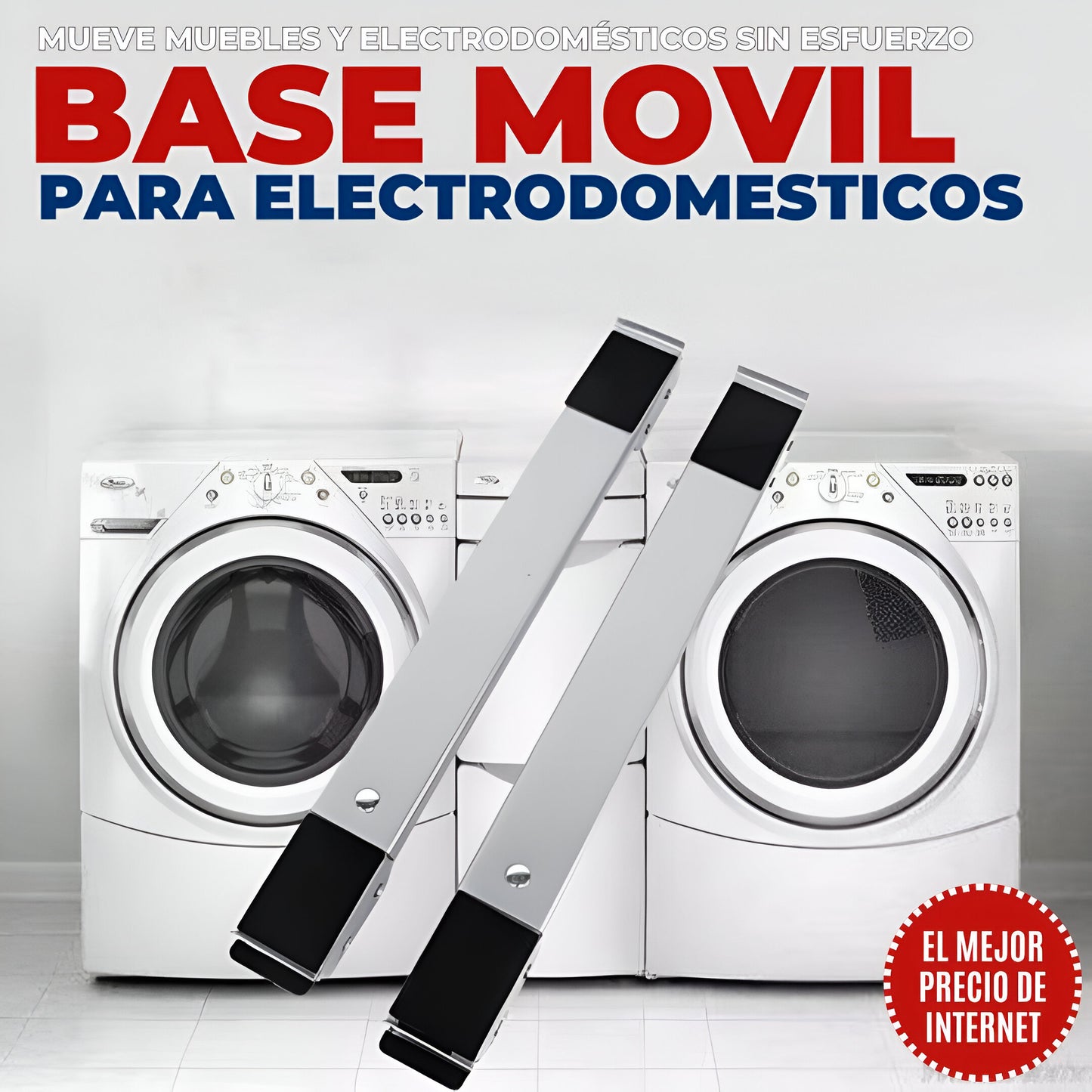 RONLAP™: 2 BASES MOVIL PARA ELECTRODOMÉSTICOS PESADOS