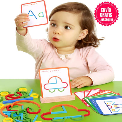 PLAYSTICKS™: JUEGO MONTESSORI DESAFÍO LÓGICO