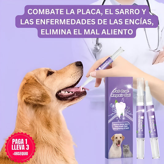 Gel de limpieza bucal para mascotas | Paga 1 Lleva 3