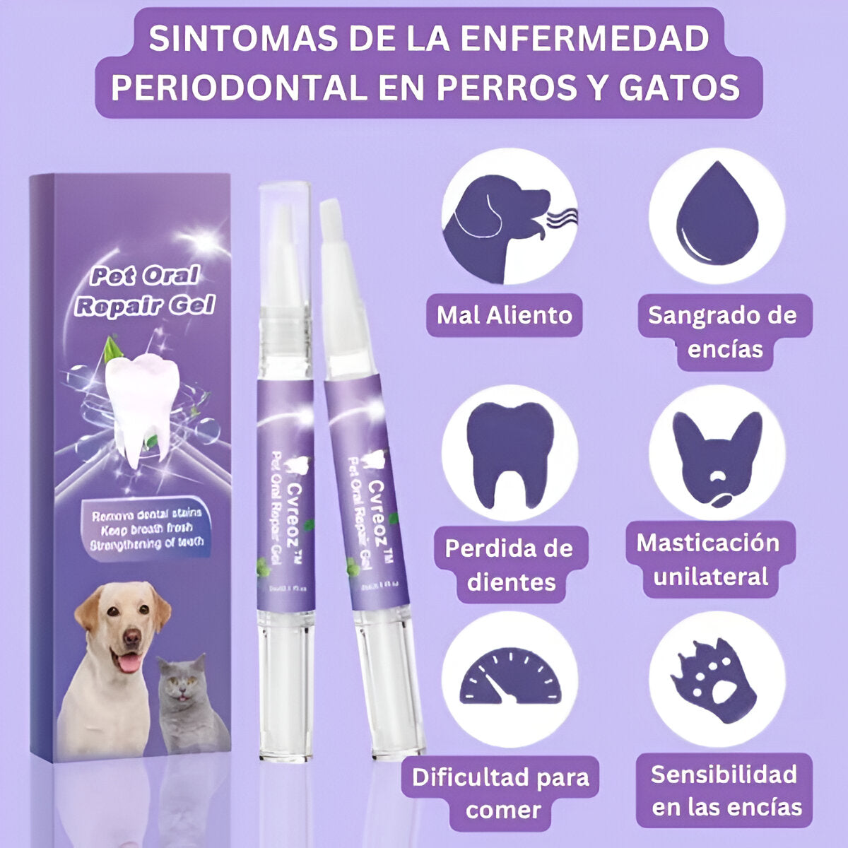 Gel de limpieza bucal para mascotas | Paga 1 Lleva 3