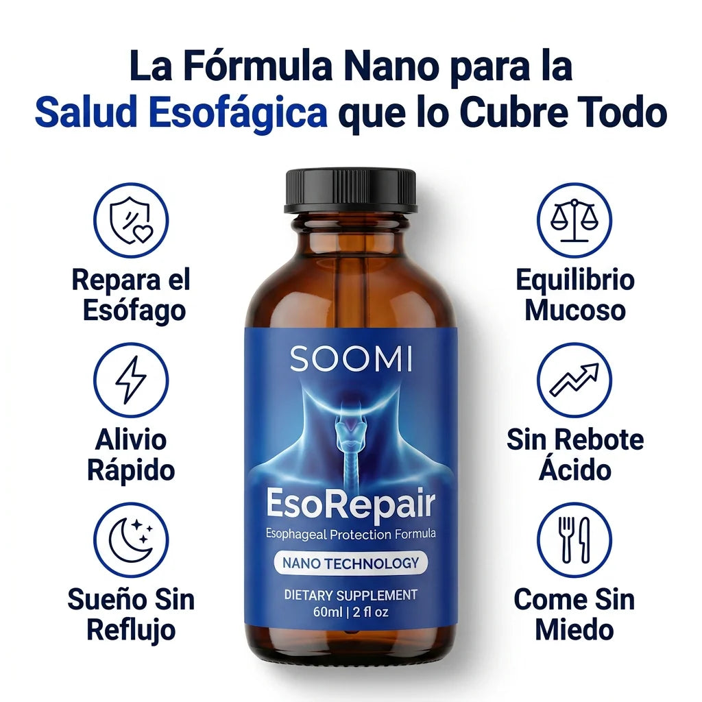 Reparador esofágico nano-sublingual
