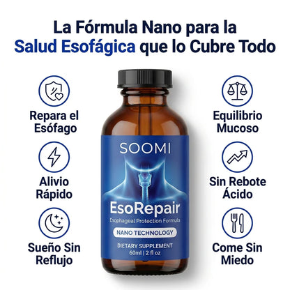 Reparador esofágico nano-sublingual