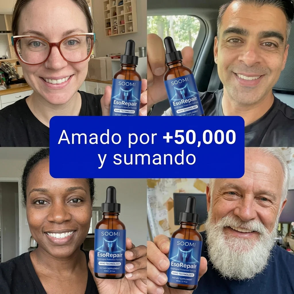 Reparador esofágico nano-sublingual