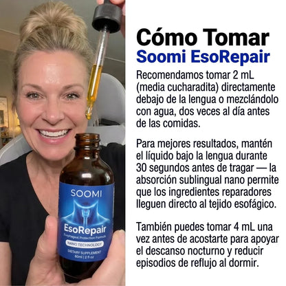 Reparador esofágico nano-sublingual