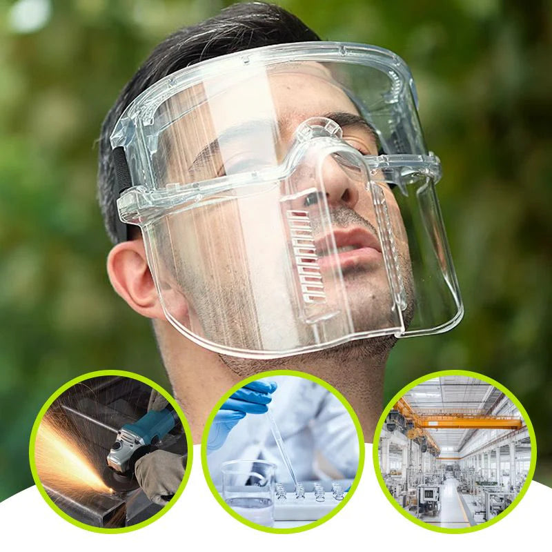 Protector facial transparente ergonómico multiusos | No arriesgues tu Seguridad